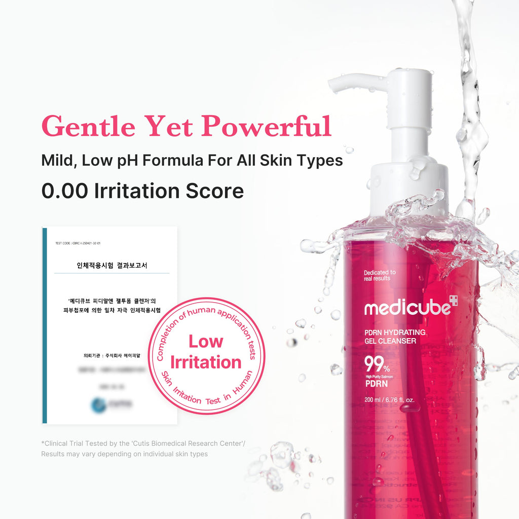 PDRN Pink Gel Cleanser - Your skin. Your signature.