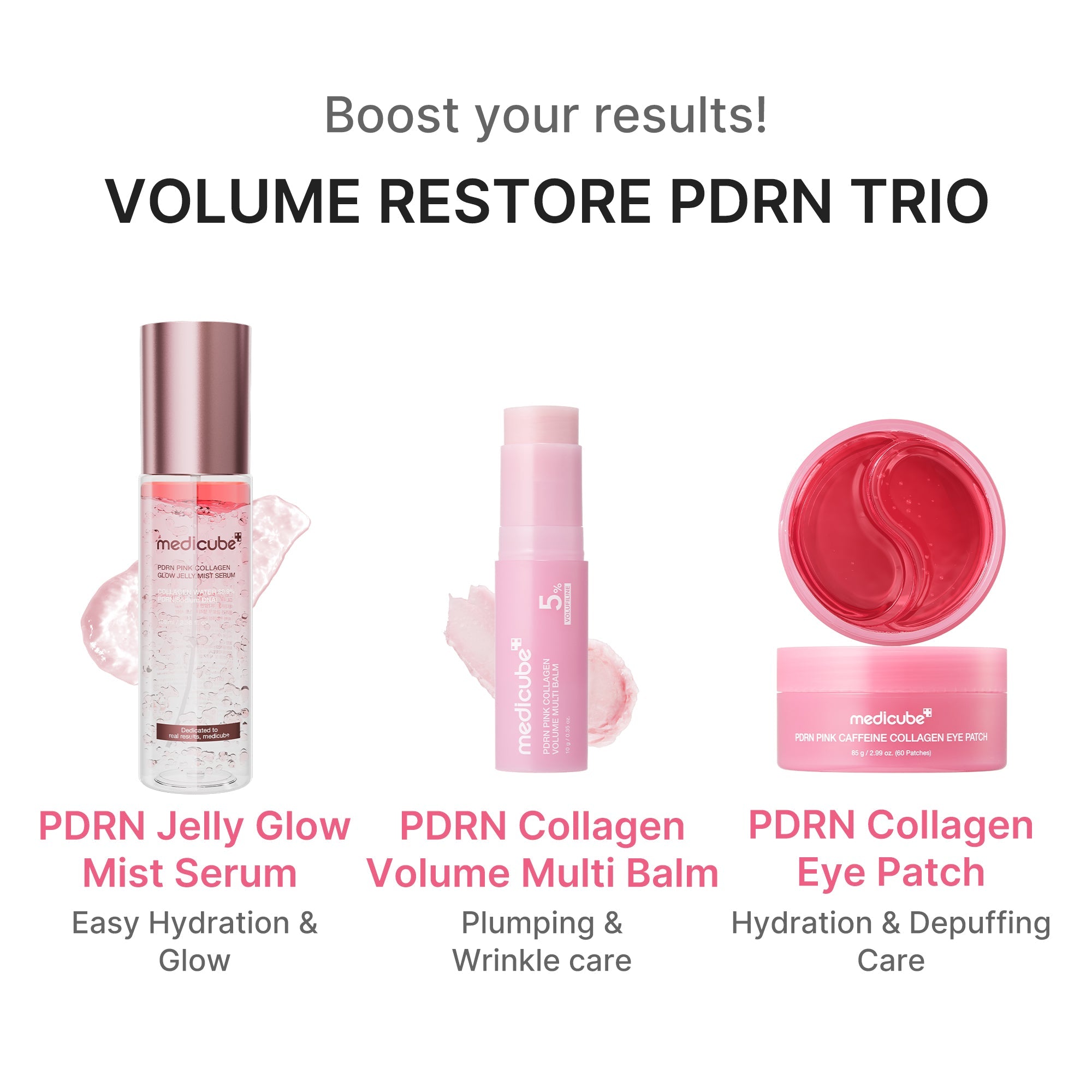 PDRN Pink Collagen Volume Multi Balm - Your vanity welcomes Medicube.