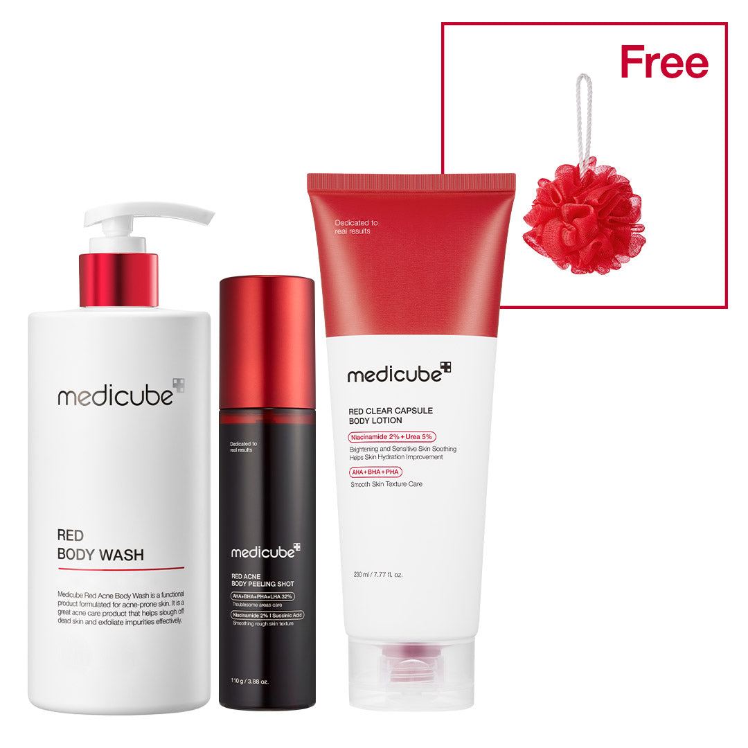 Red Glow Body Essentials - Make room for radiance.
