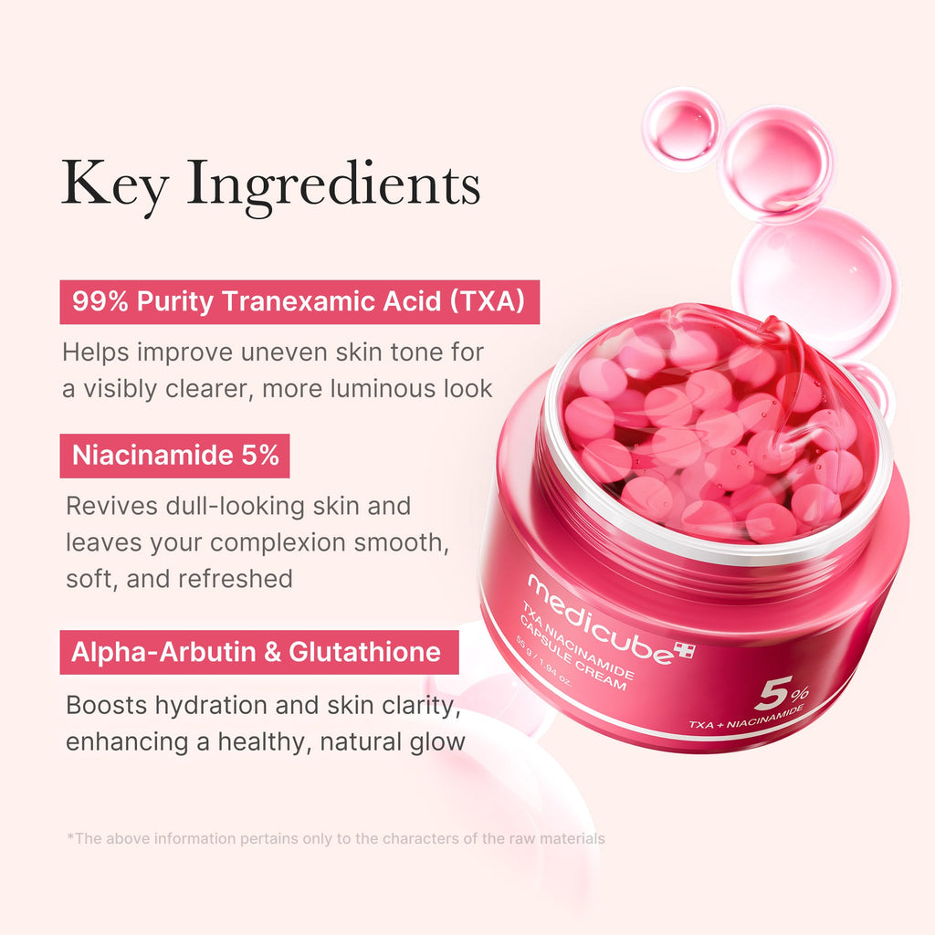 TXA Niacinamide Capsule Cream - Your skincare shortlist grows.