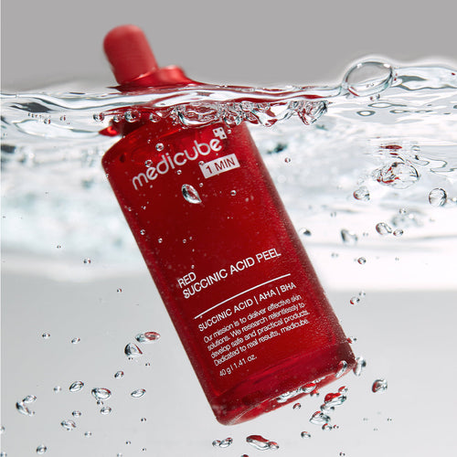 21% Red Succinic Acid Cleansing Booster Serum - Saturday looks like self-care.