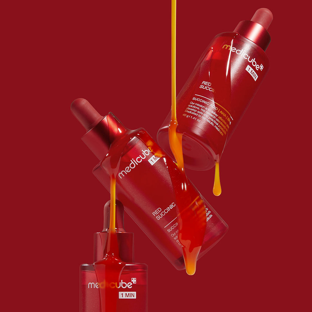 21% Red Succinic Acid Cleansing Booster Serum - Saturday looks like self-care.